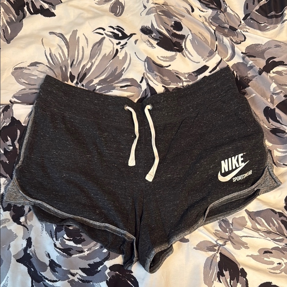Nike Women's Dark Grey Lounge Shorts
